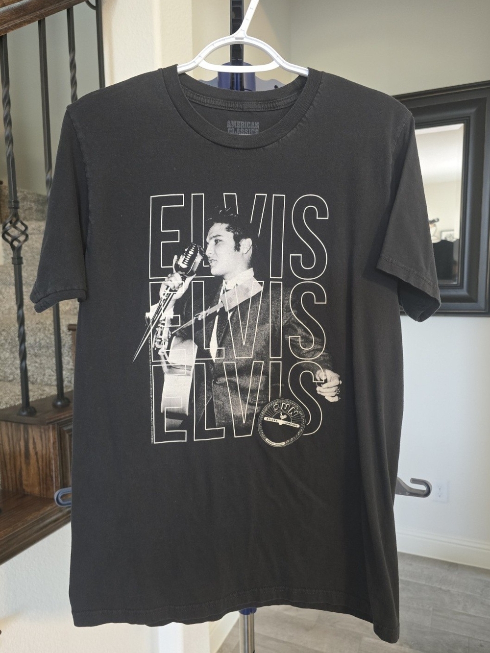 American Classics Black Elvis Graphic Tee